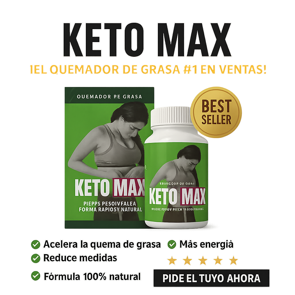 Keto Max - Detalle del empaque